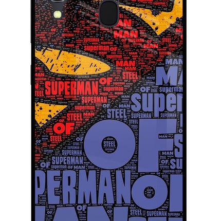 Superman Samsung A30 Glass Case Back Cover by Casekaro