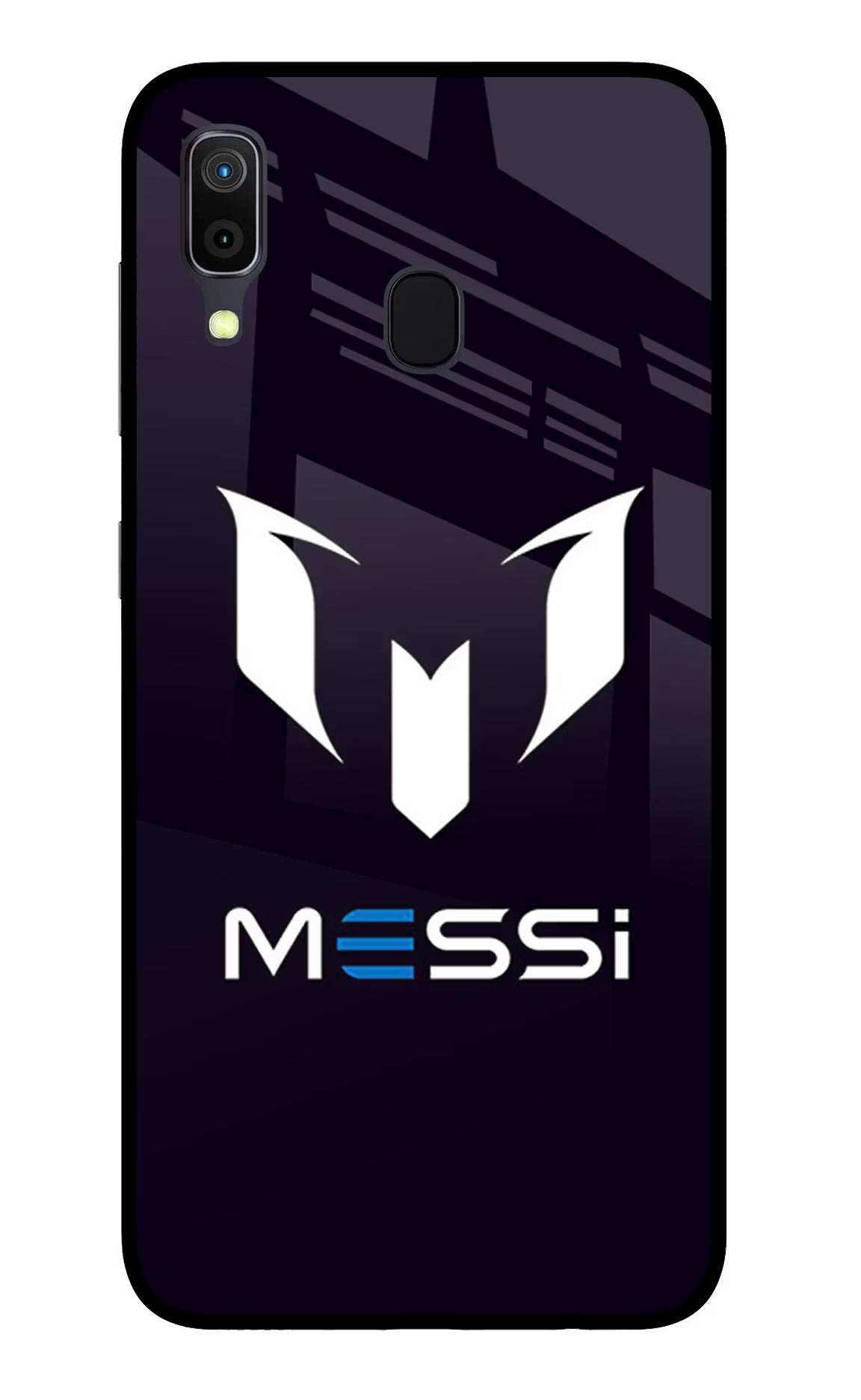 Messi Logo Samsung A30 Glass Case