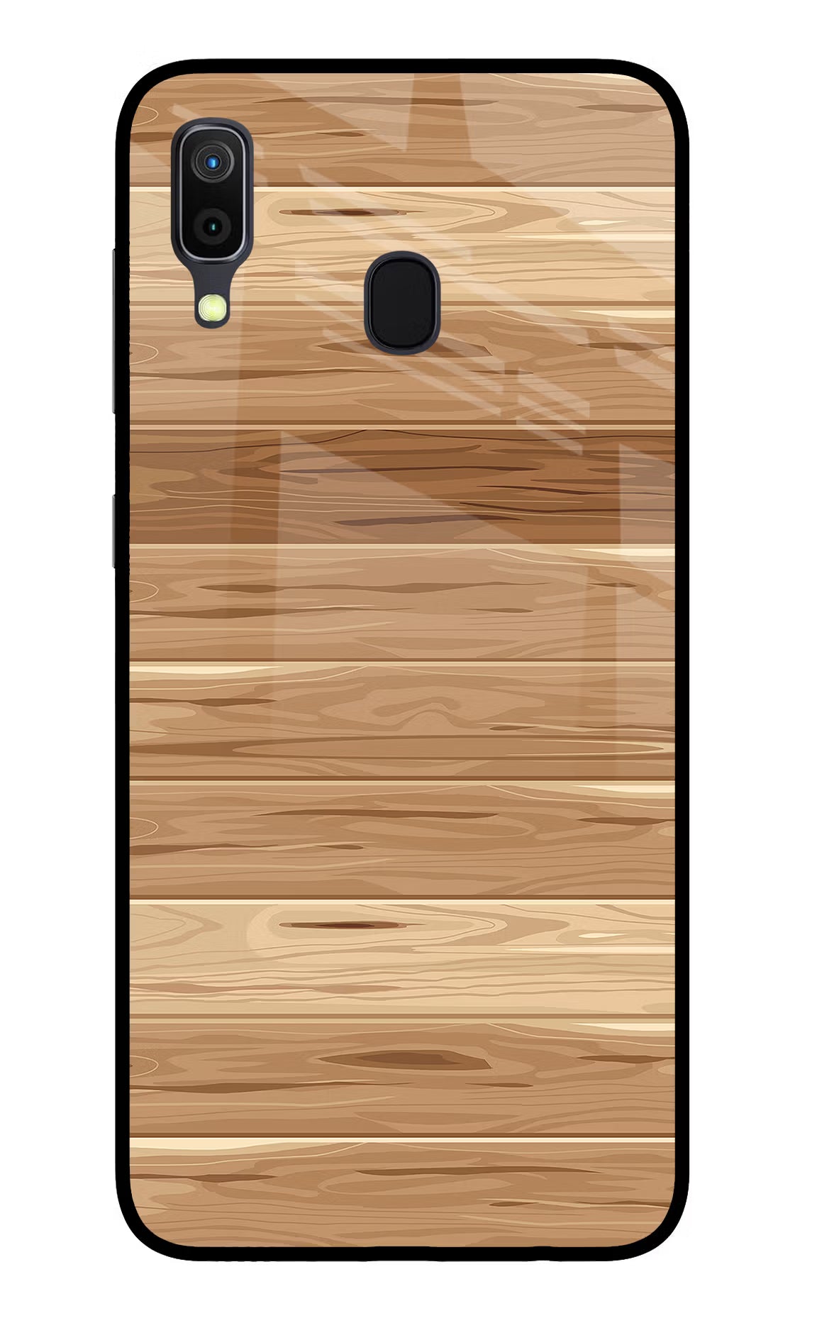 Wooden Vector Samsung A30 Glass Case