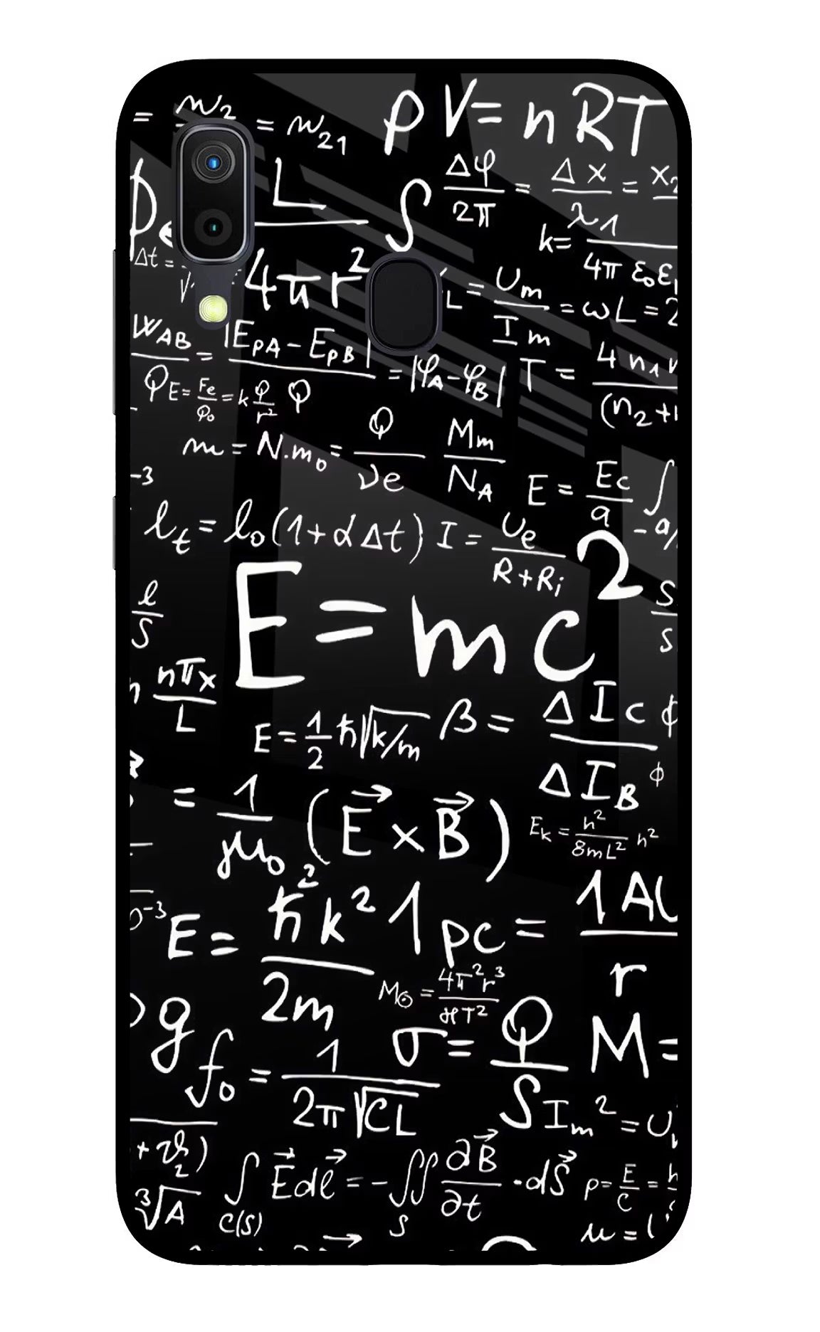 Physics Formula Samsung A30 Glass Case Back Cover by Casekaro