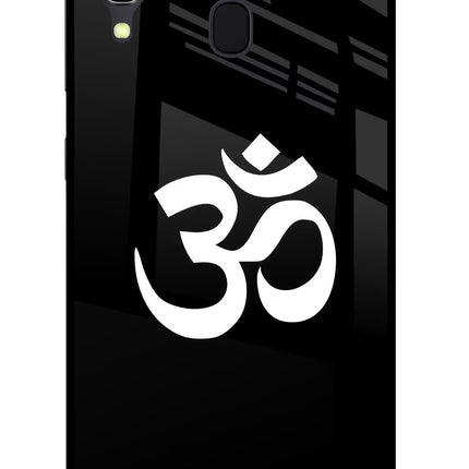 Om Samsung A30 Glass Case Back Cover by Casekaro