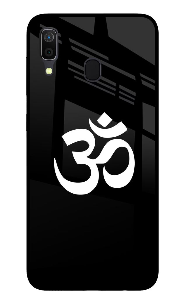 Om Samsung A30 Glass Case Back Cover by Casekaro