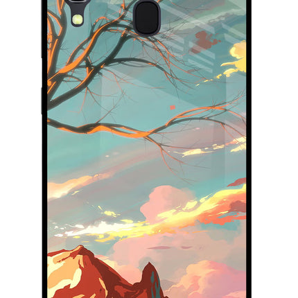 Scenery Samsung A30 Glass Case