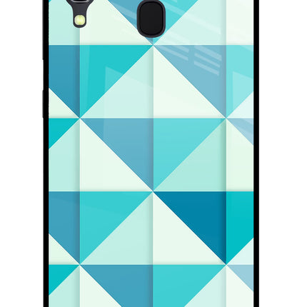 Abstract Samsung A30 Glass Case Back Cover by Casekaro