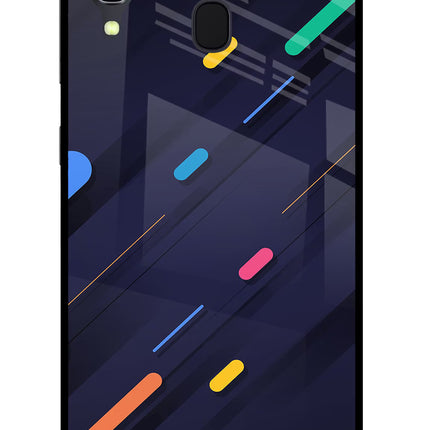 Abstract Design Samsung A30 Glass Case Back Cover by Casekaro