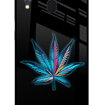 Weed Samsung A30 Glass Case Back Cover by Casekaro