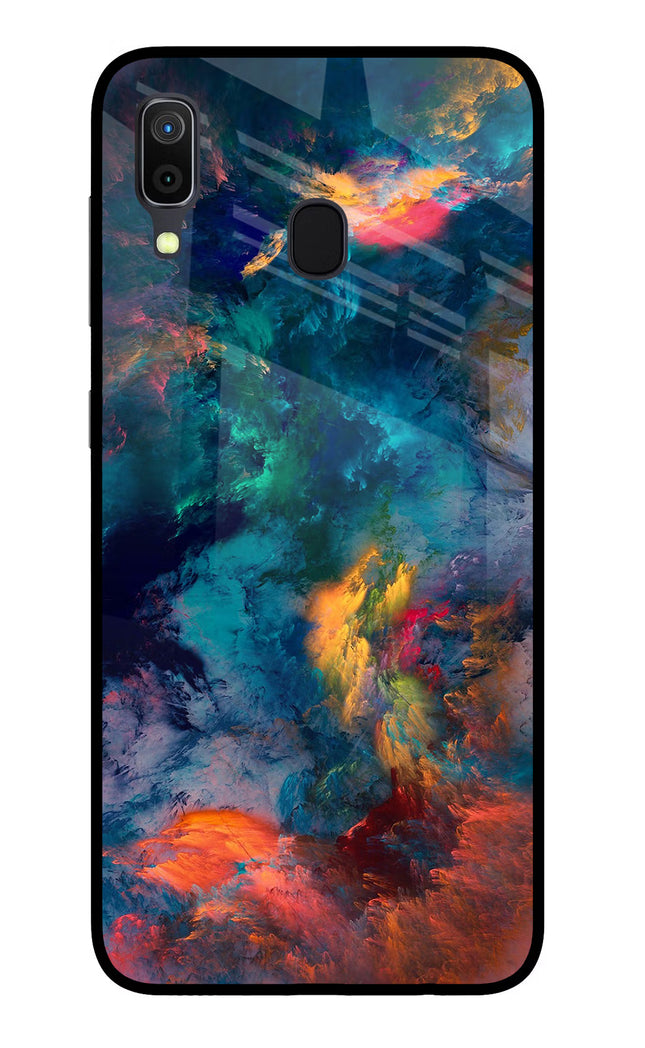 Artwork Paint Samsung A30 Glass Case Back Cover by Casekaro
