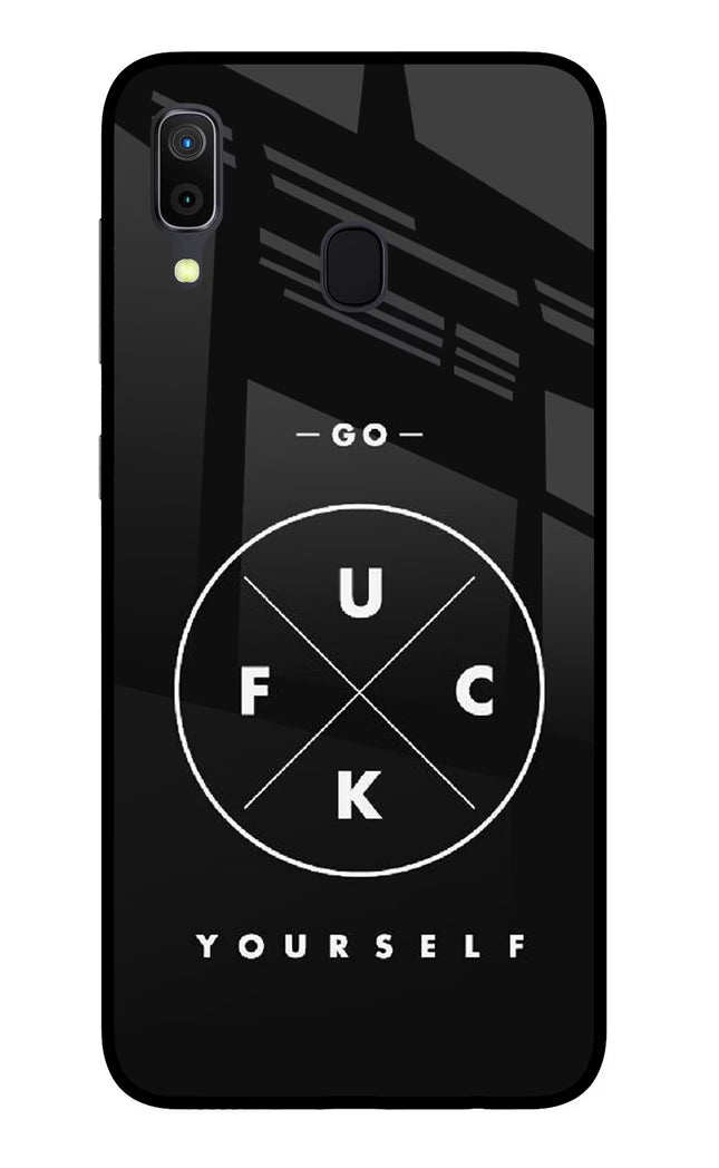 Go Fuck Yourself Samsung A30 Glass Case
