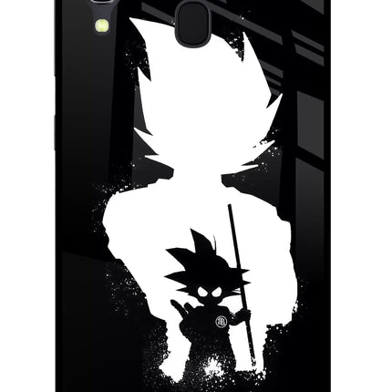 Goku Shadow Samsung A30 Glass Case Back Cover by Casekaro