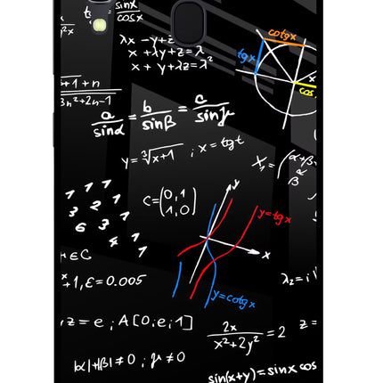 Mathematics Formula Samsung A30 Glass Case Back Cover by Casekaro