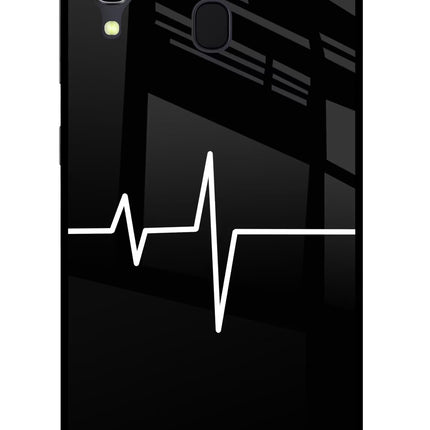Heart Beats Samsung A30 Glass Case Back Cover by Casekaro