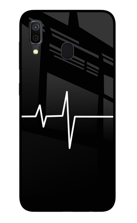 Heart Beats Samsung A30 Glass Case