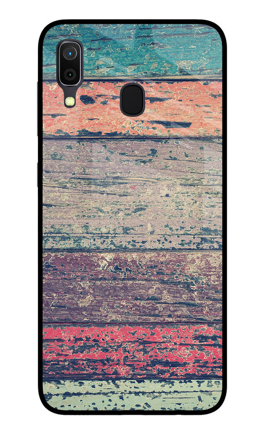 Colourful Wall Samsung A30 Glass Case