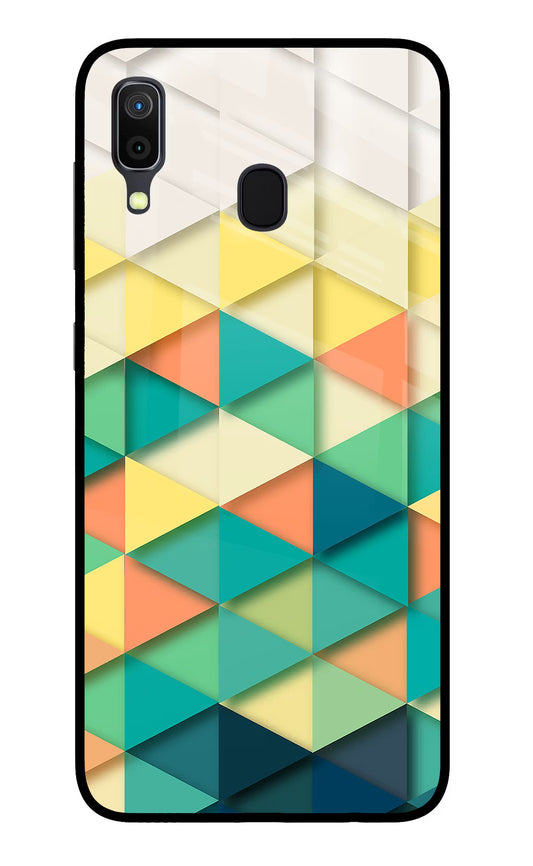 Abstract Samsung A30 Glass Case
