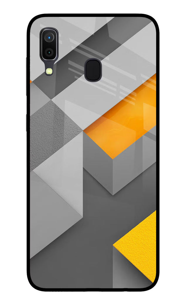 Abstract Samsung A30 Glass Case Back Cover by Casekaro