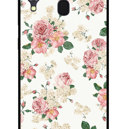 Flowers Samsung A30 Glass Case Back Cover by Casekaro