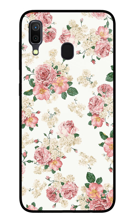Flowers Samsung A30 Glass Case