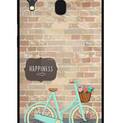 Happiness Artwork Samsung A30 Glass Case