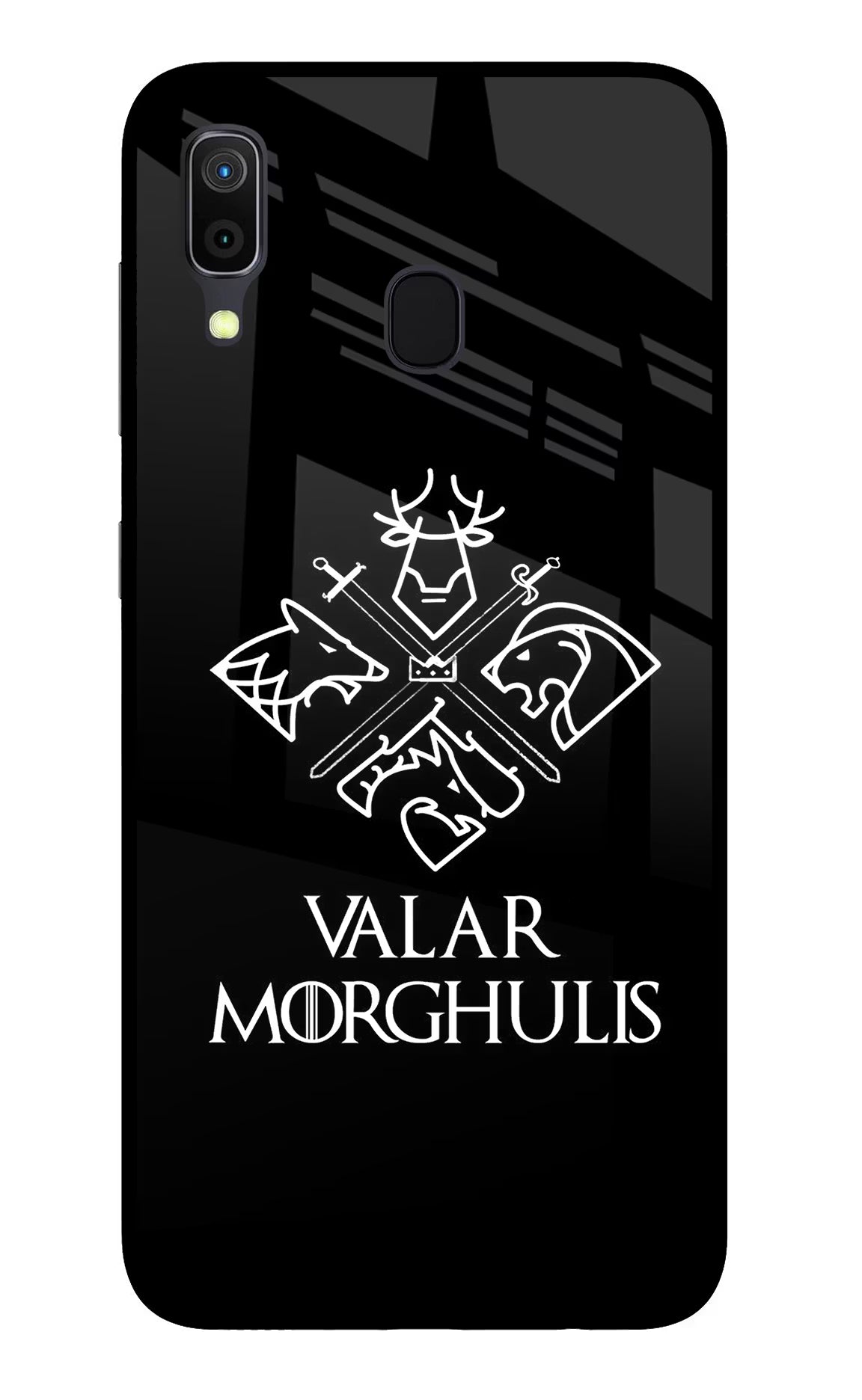 Valar Morghulis | Game Of Thrones Samsung A30 Glass Case Back Cover by Casekaro