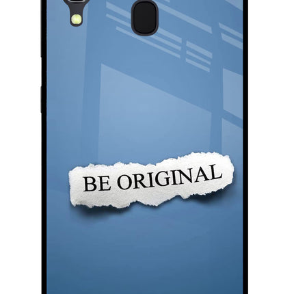 Be Original Samsung A30 Glass Case Back Cover by Casekaro