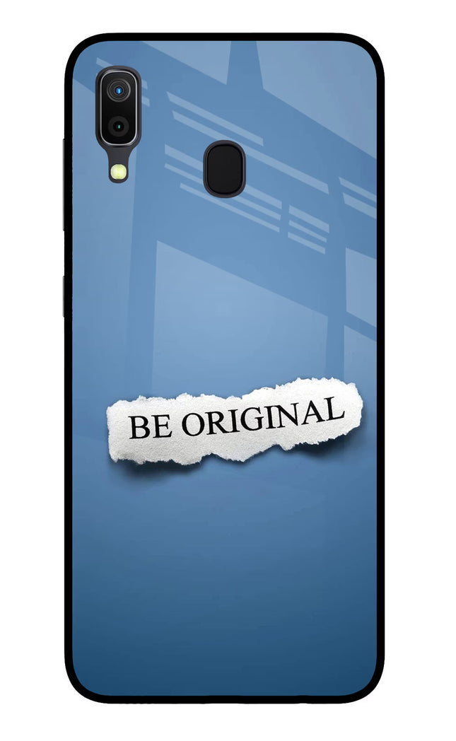 Be Original Samsung A30 Glass Case Back Cover by Casekaro