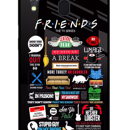 FRIENDS Samsung A30 Glass Case
