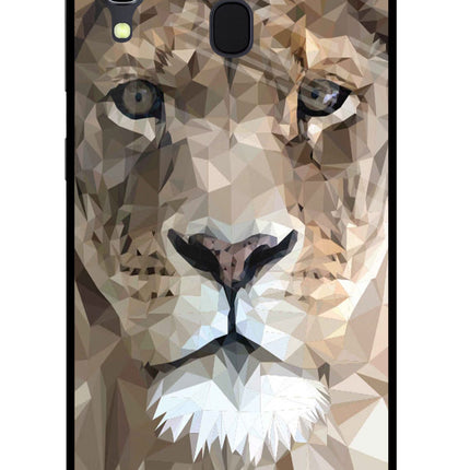 Lion Art Samsung A30 Glass Case