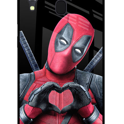 Deadpool Samsung A30 Glass Case