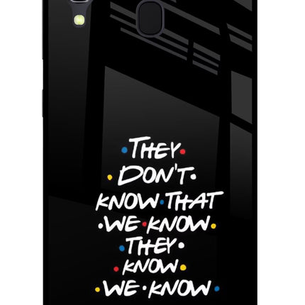 FRIENDS Dialogue Samsung A30 Glass Case