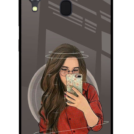 Selfie Queen Samsung A30 Glass Case