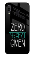 Zero Fucks Given Samsung A30 Glass Case