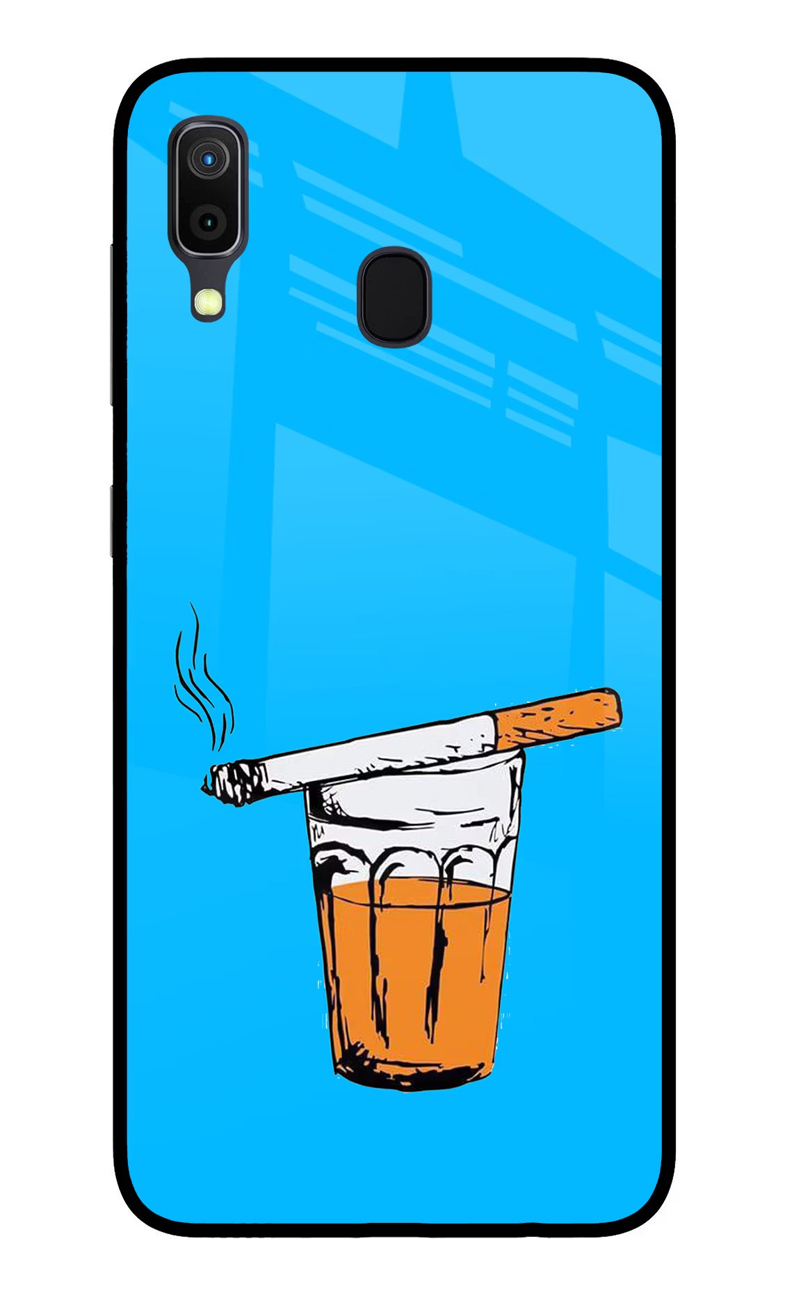 Chai Sutta Samsung A30 Glass Case
