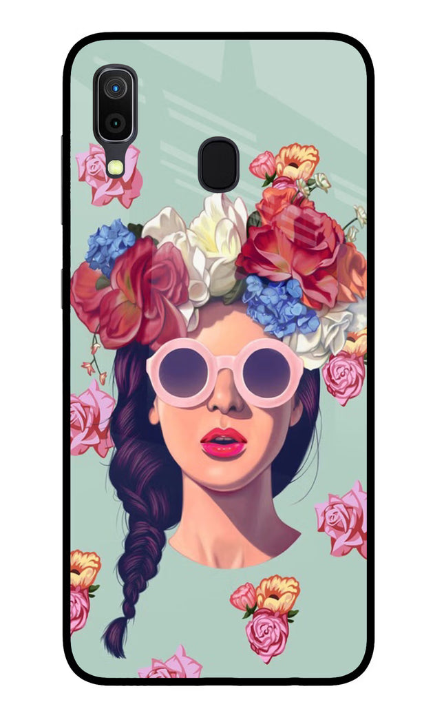 Pretty Girl Samsung A30 Glass Case Back Cover by Casekaro