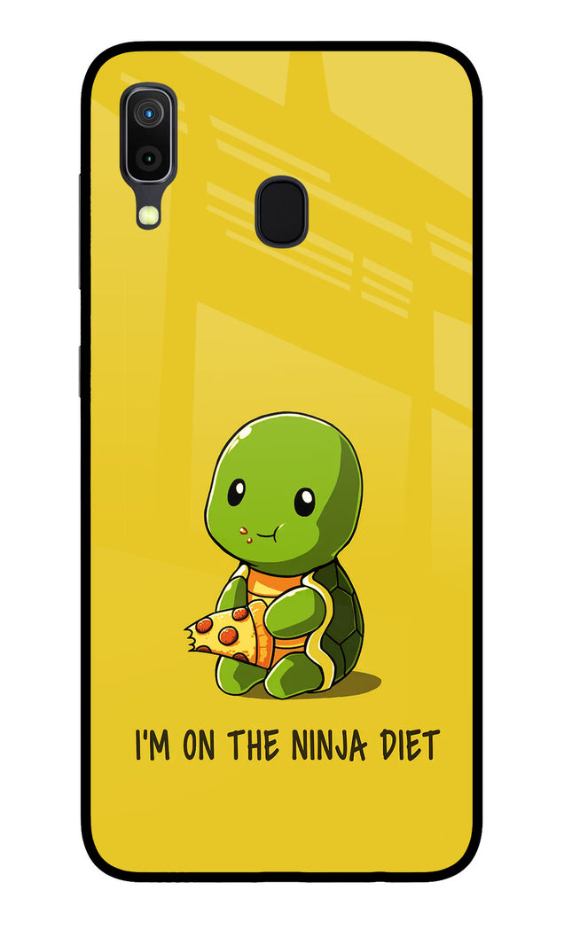 I'm on Ninja Diet Samsung A30 Glass Case Back Cover by Casekaro