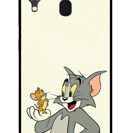 Tom & Jerry Samsung A30 Glass Case