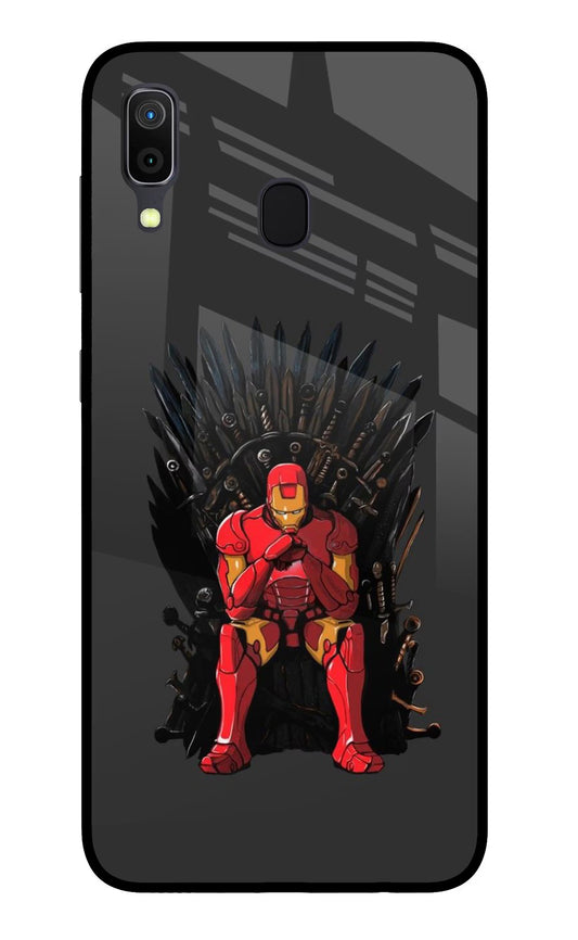 Ironman Throne Samsung A30 Glass Case