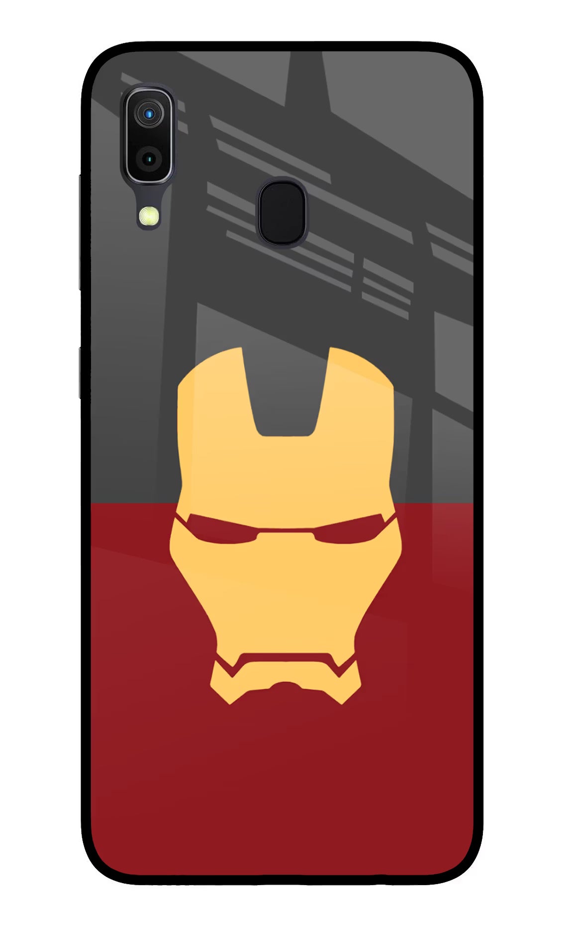 Ironman Samsung A30 Glass Case Back Cover by Casekaro