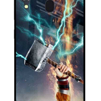 Thor Hammer Mjolnir Samsung A30 Glass Case