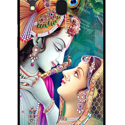 Lord Radha Krishna Samsung A30 Glass Case