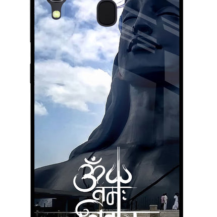 Om Namah Shivay Samsung A30 Glass Case