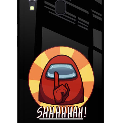 Among Us Shhh! Samsung A30 Glass Case