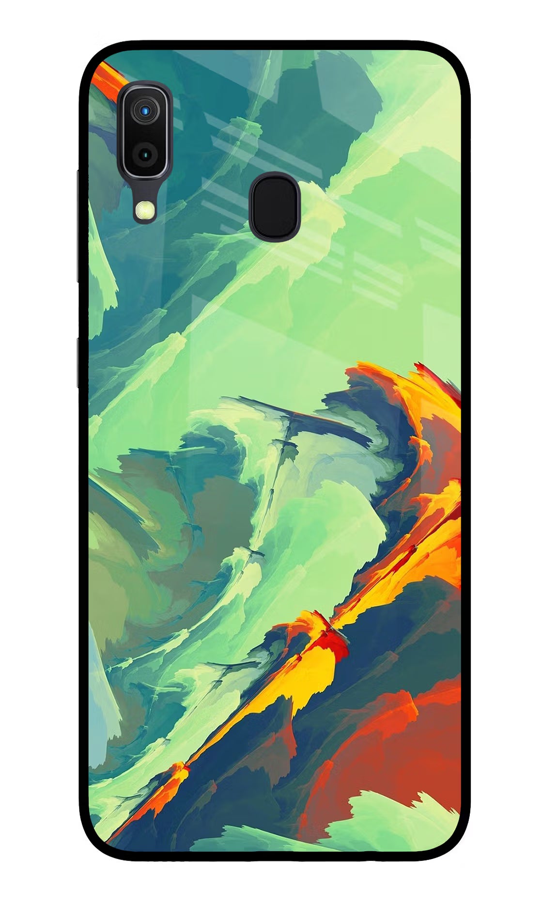 Paint Art Samsung A30 Glass Case