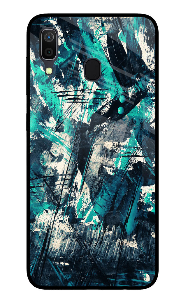Artwork Samsung A30 Glass Case Back Cover by Casekaro
