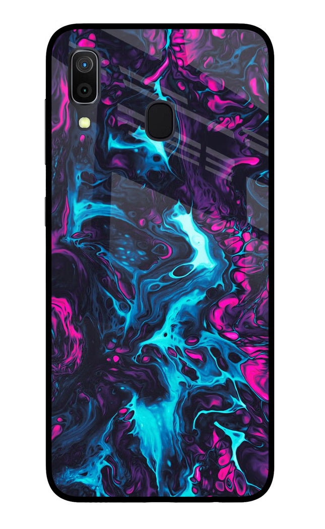 Abstract Samsung A30 Glass Case Back Cover by Casekaro