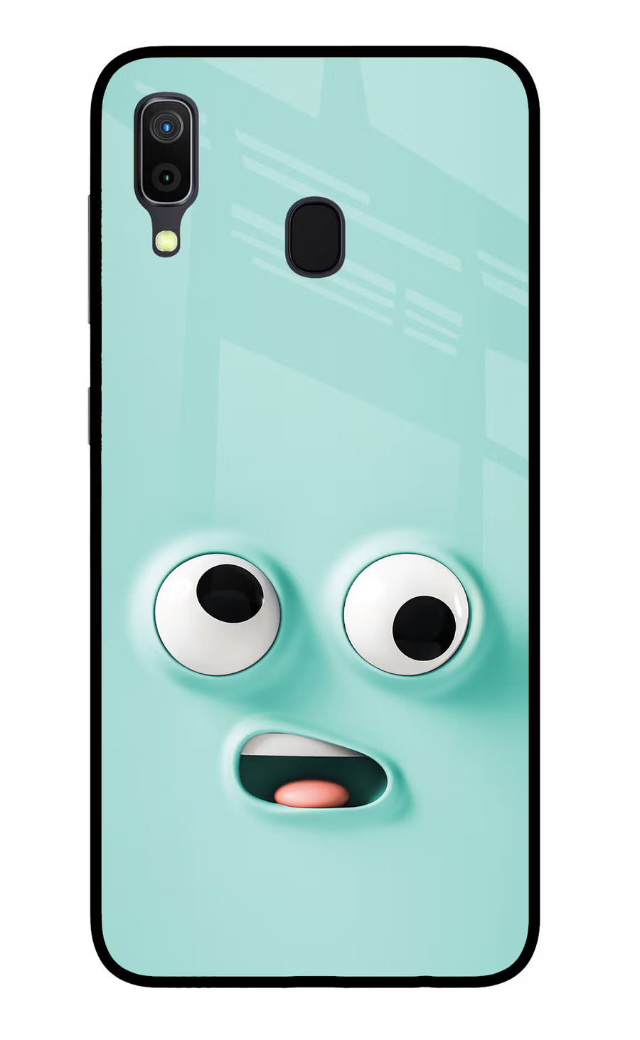 Funny Cartoon Samsung A30 Back Cover, Glass case