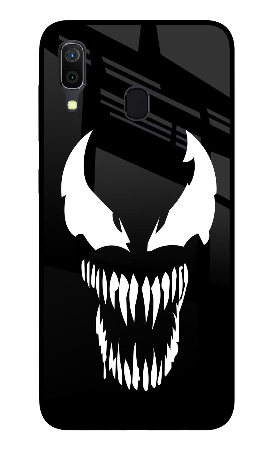 Venom Samsung A30 Back Cover, Glass case