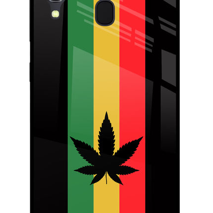 Weed Flag Samsung A30 Glass Case