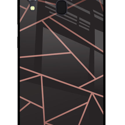 Geometric Pattern Samsung A30 Glass Case