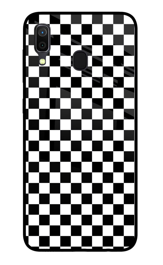 Chess Board Samsung A30 Glass Case