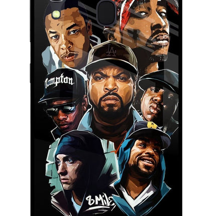 Rappers Samsung A30 Glass Case